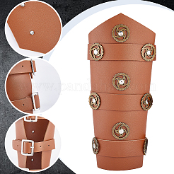 Verstellbares PU-Leder-Manschettenarmband für Biker&nbsp;AJEW-WH0415-25A