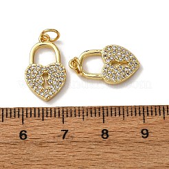 Pendentifs en laiton zircon cubique transparent&nbsp;KK-A270-03D-G