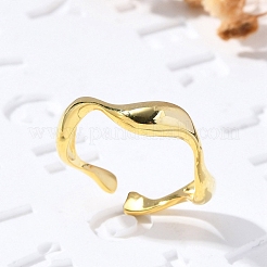 925 Sterling Silber Manschettenringe&nbsp;RJEW-D300-03G