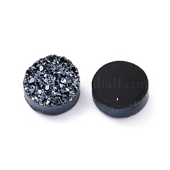 Cabochon in quarzo druzy imitazione resina&nbsp;RESI-E013-03C-10mm