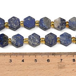 Natürlicher Lapislazuli Perlenstränge&nbsp;G-F833-B11-01