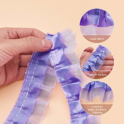 Nastri in organza di raso plissettato a 2 strato&nbsp;PJ-TAC0004-02E