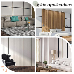 Modanatura flessibile autoadesiva in pvc&nbsp;DIY-WH20007-37B
