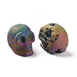 Branelli di quarzo di geode naturale di geodesic del electroplate&nbsp;DJEW-K009-E05