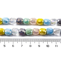 Fili di perline di vetro opaco placca&nbsp;GLAA-Q009-05A