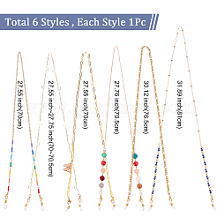 6 cadena para gafas de 6 estilos&nbsp;AJEW-SC0001-41