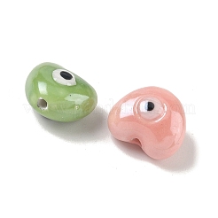 Perles en porcelaine manuelles&nbsp;PORC-B005-02