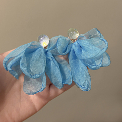 Aretes de flores de acrílico&nbsp;FS-WG687C8-01