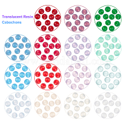 Cabochons en résine translucide&nbsp;RESI-SC0001-38B
