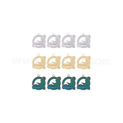 12 Stück 3 Farben 304 Edelstahlanhänger&nbsp;STAS-DC0013-39
