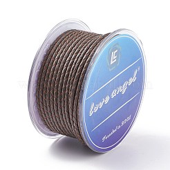 Geflochtene Rindslederschnur&nbsp;WL-I004-3mm-D-22