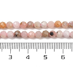 Natürliche peruanische rosa Opalperlenstränge&nbsp;G-D304-02-4mm