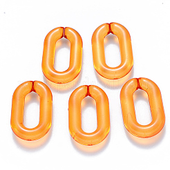 Transparentem Acryl Verknüpfung Ringe&nbsp;LS-OACR-S036-006A-J01