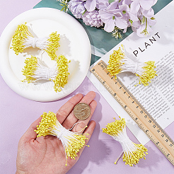 Cotone con nucleo di fiori artificiali in gesso per accessori per forcine&nbsp;DIY-WH20001-21A