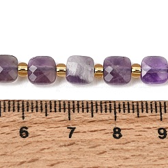Chapelets de perles en améthyste naturelle&nbsp;GG-CBA96AE-A03-6x6mm
