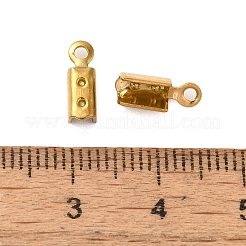 Ionenplattierung (IP) 304 Edelstahl-Klapp-Crimp-Kabelenden&nbsp;FIND-Q118-01G-02