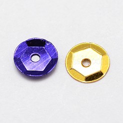Kunststoffperlen pailletten&nbsp;PVC-A001-6mm-M