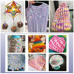 Polyesterfasern Strickgarn&nbsp;DIY-TADJ0002-005F