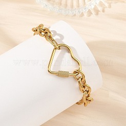 Bracelets à chaîne Figaro en acier inoxydable 304 pour femmes&nbsp;BJEW-JB14205