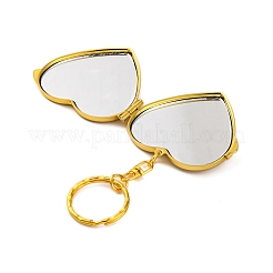 Eisen Klappspiegel Schlüsselanhänger&nbsp;KEYC-U002-01G-02