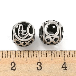 Perles en acier inoxydable 304 serties de strass&nbsp;STAS-O002-01U-AS