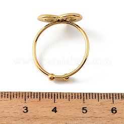 Offene Manschettenringe aus Edelstahl 304 mit Strassen&nbsp;RJEW-H269-02G