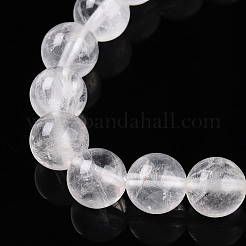 Braccialetti elasticizzati con perle di cristallo di quarzo naturale&nbsp;BJEW-T022-04P
