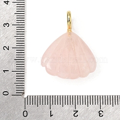 Pendentifs sculptés en quartz rose naturel&nbsp;X-G-C282-05H
