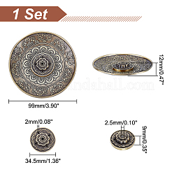 Ensemble de brûleur d'encens portable&nbsp;AJEW-WH0258-530