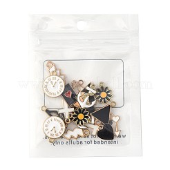 20pcs 10 Arten Legierungs-Emaille-Charms&nbsp;ENAM-FS0003-45