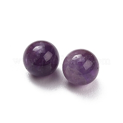 Natürliche Amethyst-Kugelperlen&nbsp;G-H359-02F-8mm
