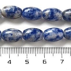 Natürliche blaue Fleck Jaspis Perlen Stränge&nbsp;G-B106-B29-01