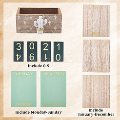 Holzkalender&nbsp;AJEW-WH20096-56A-01