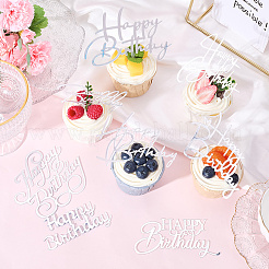 18 pièce de 9 styles de décorations pour gâteaux d'anniversaire&nbsp;AJEW-SP0001-83C