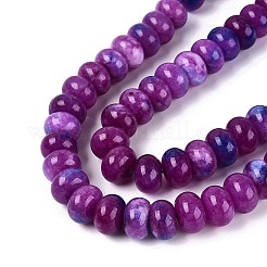 Chapelets de perles de jade blanche naturelle&nbsp;G-Q613-02A-07