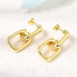 Boucles d'oreilles pendantes en laiton&nbsp;KK-CBAB173-01G