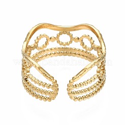 Bague ouverte en acier inoxydable 304&nbsp;RJEW-T023-36G