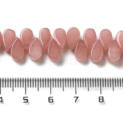 Fili di perle sintetiche di quarzo fragola&nbsp;G-B064-B51