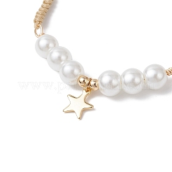 4 bracelet à breloques en acier inoxydable 304&nbsp;BJEW-JB12518