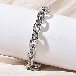 304 Edelstahl-Kabelkettenarmbänder für Damen&nbsp;BJEW-A160-07P