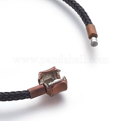 Fabrication de bracelet de style européen en fil d'acier&nbsp;MAK-L018-01B
