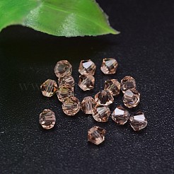 Imitazione sfaccettato cristallo austriaco fili di perle&nbsp;G-M180-3mm-18B