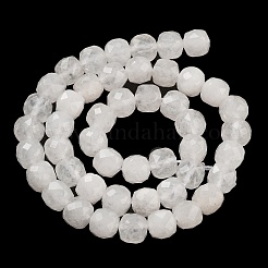 Natürliche weiße Jade perlen Stränge&nbsp;G-H028-A09-17
