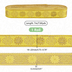 Ruban polyester style ethnique&nbsp;OCOR-WH0085-24