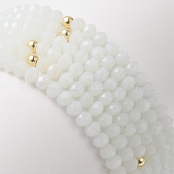 6 Stück 6-teiliges Stretch-Armband-Set mit Naturmuschel&nbsp;BJEW-JB09945-01