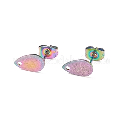 Accesorios para pendientes de acero inoxidable 304 con revestimiento iónico (IP)&nbsp;STAS-O119-12B-M