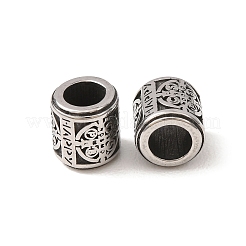Perles européennes en acier inoxydable chirurgical 316&nbsp;SA-CBA7555-01AS-09