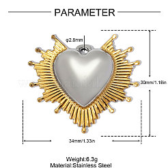 Pendentifs en acier inoxydable 304&nbsp;SA-OY002-47G