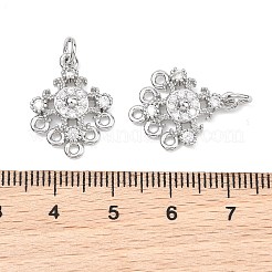 Messing-Pavé-Kronleuchterkomponenten mit klaren Zirkonia&nbsp;XGRQ29316-393P