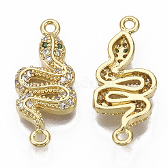 Connettori in ottone micro pavimentato in zirconia cubica&nbsp;X-ZIRC-T014-006-NF
